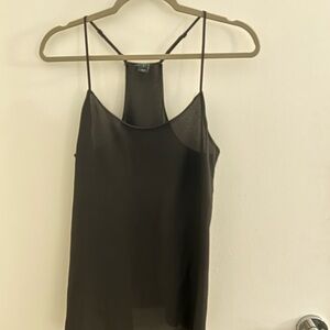 J. Crew Black Camisole Backless Top